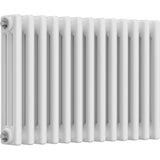 Aquarius Bathrooms Column Radiator 400mm x 605mm Aquarius Foundry Horizontal 3 Column Radiator in White