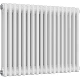 Aquarius Bathrooms Column Radiator 600mm x 830mm Aquarius Foundry Horizontal 2 Column Radiator in White