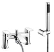 Aquarius Bathrooms Bath Shower Mixer Chrome Aquarius Arc Bath Shower Mixer Tap with Shower Kit