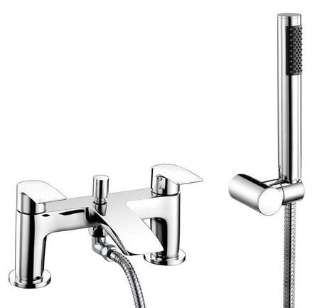 Aquarius Bathrooms Bath Shower Mixer Chrome Aquarius Arc Bath Shower Mixer Tap with Shower Kit