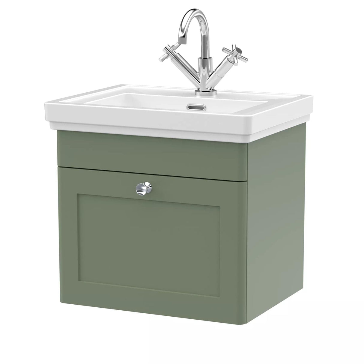 Aquarius Wall Mounted Vanity Unit Aquarius Leighton 500mm Wall Mounted One Drawer Vanity Unit with Basin