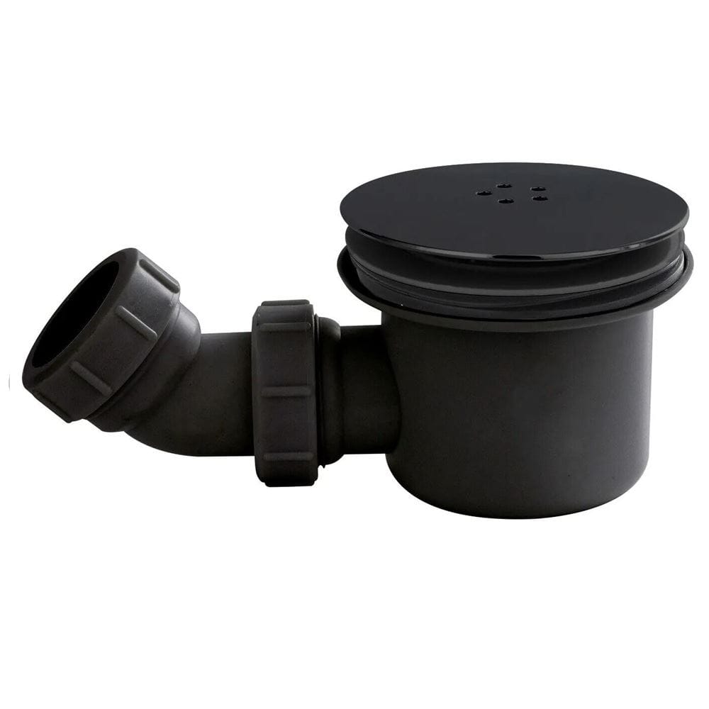 Aquarius Bathrooms Shower Tray Waste Black / Black Aquarius Urbano 90mm Shower Waste with Cover for 45mm Trays Online