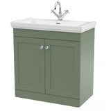 Aquarius Bathrooms Floor Standing Vanity Unit Aquarius Leighton 800mm Floor Standing Two Door Vanity Unit with Basin