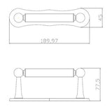 Aquarius Bathrooms Toilet Roll Holder Aquarius Blenheim Traditional Toilet Roll Holder in Chrome