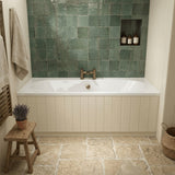 Aquarius Bathrooms Double Ended Bath 1700 x 700mm Aquarius Maree Double Ended Bath With Legs Set