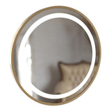 Aquarius Bathrooms Illuminated Mirror Aquarius Cirq 600mm Round Front LED Mirror