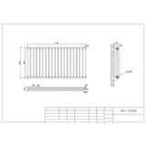 Aquarius Bathrooms Column Radiator Aquarius Athens Horizontal Double Column Radiator