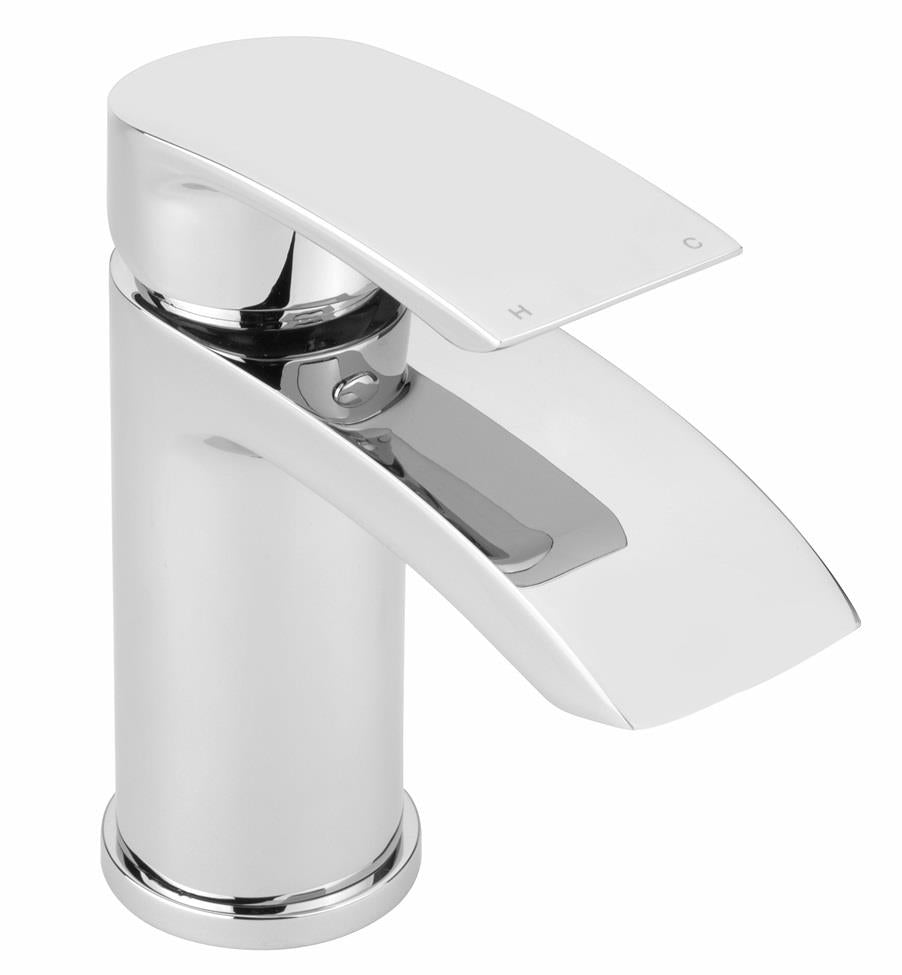 Aquarius Arc Mono Basin Mixer Tap with Waste
