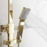 Aquarius Bathrooms Exposed Shower Set Aquarius Zacha Square Adjustable Shower Valve & Kit