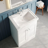 Aquarius Bathrooms Floor Standing Vanity Unit Aquarius Leighton 500mm Floor Standing Two Door Vanity Unit with Basin