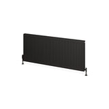 Aquarius Bathrooms Type 21 Aquarius Type 21 Compact Panel Radiator In Matt Black
