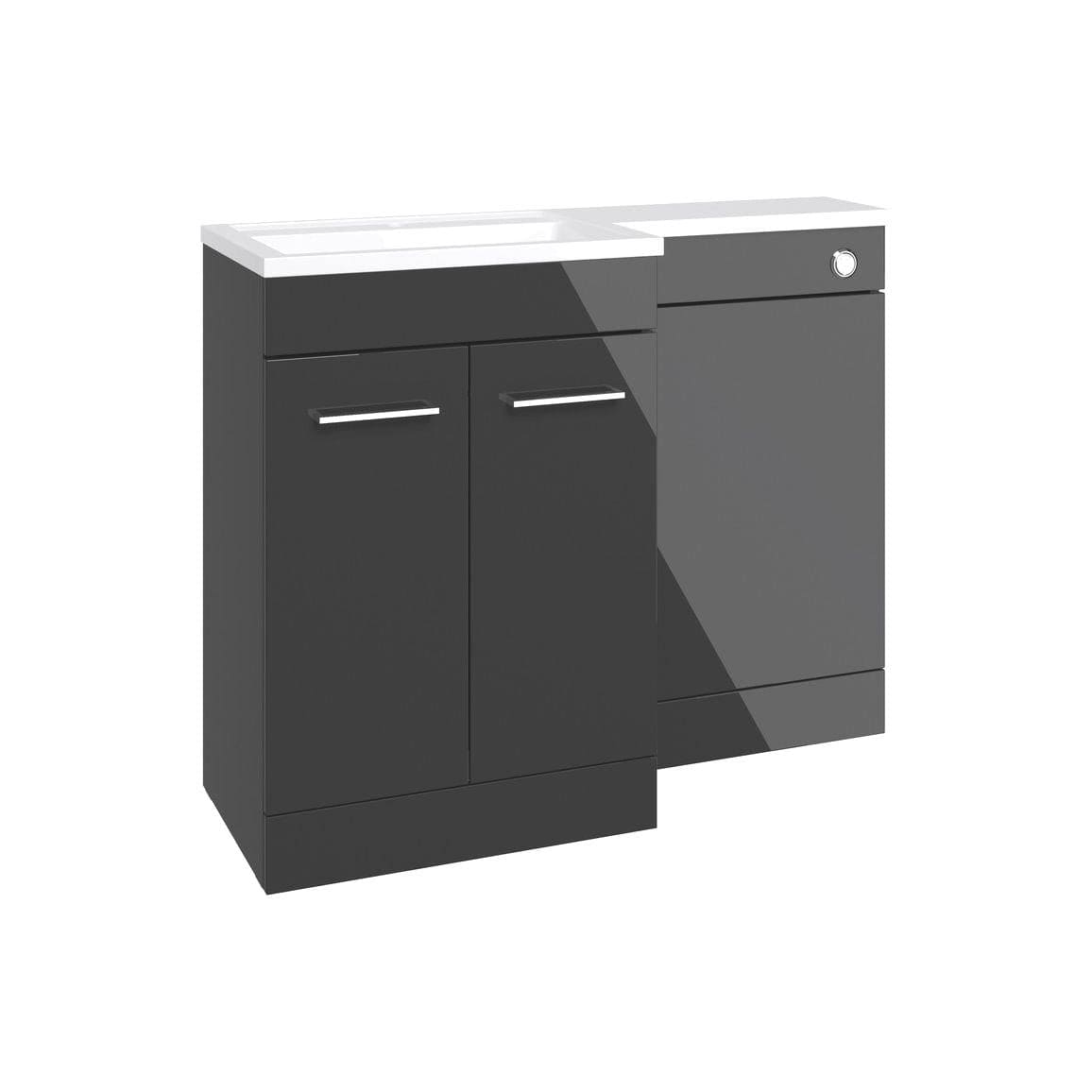 Aquarius Bathrooms Vanity Unit Suite Aquarius Urbano Premium 1000mm Vanity Unit  Suite (with Back to Wall Toilet)