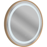 Aquarius Bathrooms Illuminated Mirror Brushed Bronze Aquarius Cirq 600mm Round Front LED Mirror