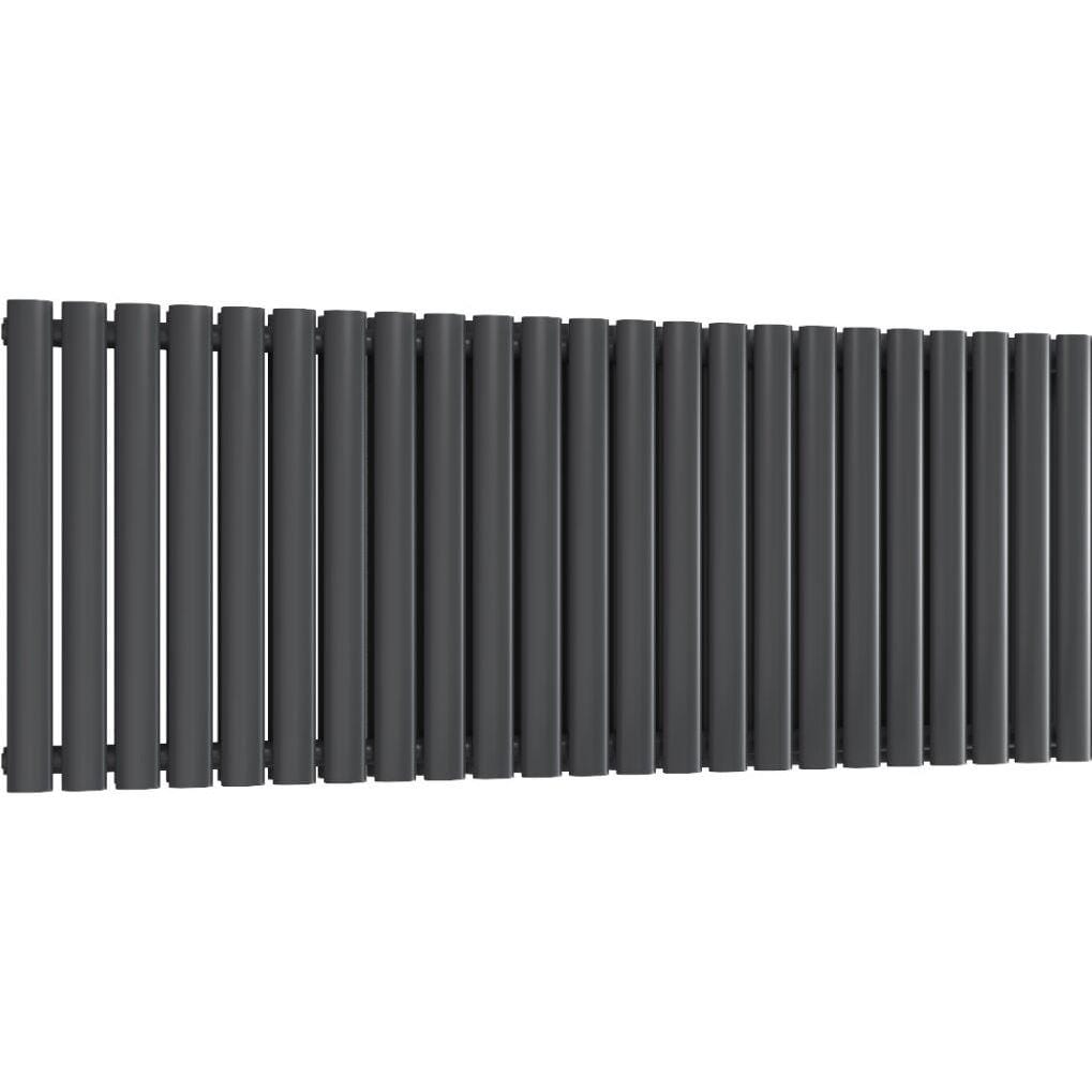 Aquarius Bathrooms Column Radiator 600 x1440mm / Anthracite Aquarius Athens Horizontal Double Column Radiator