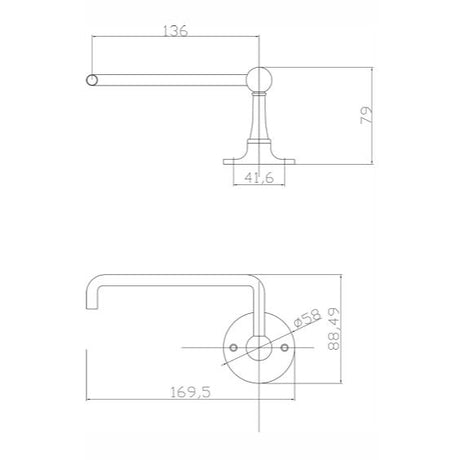Aquarius Bathrooms Toilet Roll Holder Aquarius Blenheim Traditional Toilet Roll Holder in Chrome