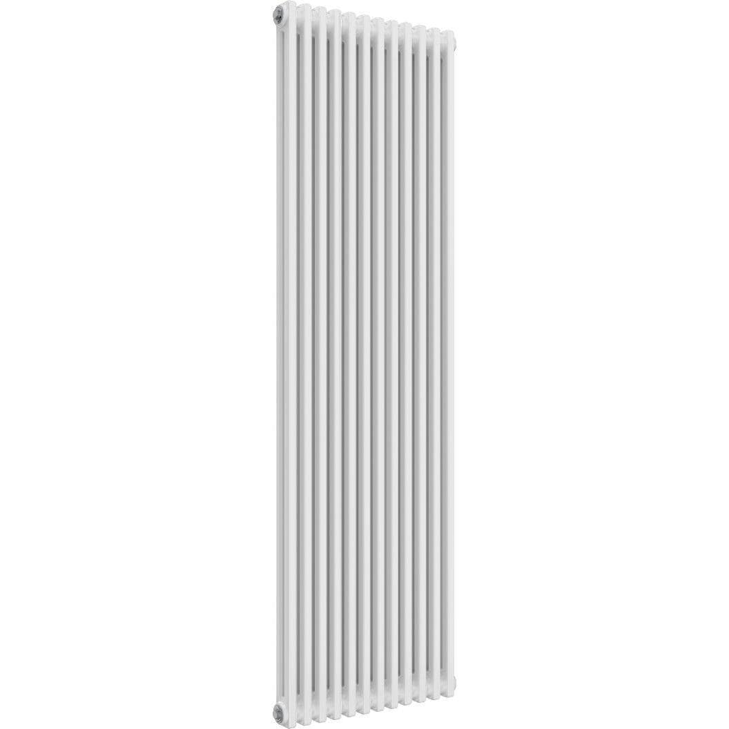 Aquarius Bathrooms Column Radiator 1800 x 560mm Aquarius Foundry Vertical 2 Column Radiator in White