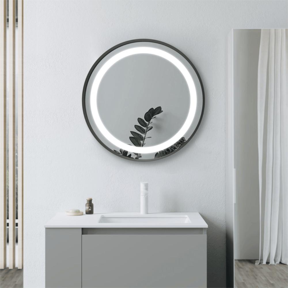 Aquarius Bathrooms Illuminated Mirror Aquarius Cirq 600mm Round Front LED Mirror