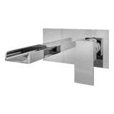 Aquarius Bathrooms Wall Mounted Bath Tap Chrome Aquarius Angle Waterfall Wall Mounted Bath Filler Mixer Tap