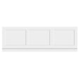 Aquarius Bathrooms Bath Panel 1700mm Aquarius Halite Waterproof Traditional Shaker Front Bath Panel in White Gloss