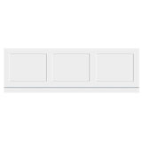 Aquarius Bathrooms Bath Panel 1700mm - Stock due in 12/08/2026 Aquarius Halite Waterproof Traditional Shaker Front Bath Panel in White Gloss