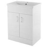 Aquarius Floor Standing Vanity Unit Aquarius Adelaide Floor Standing Vanity Unit with 1 Tap Hole Ceramic Basin