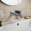 Aquarius Bathrooms Wall Mounted Basin Tap Brushed Pewter Aquarius Tetra Wall Mounted 2 Tap Hole Basin Mixer Tap