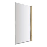 Aquarius Bathrooms Bath Screen Aquarius LevAqua Straight 6mm Hinged Bath Screen 1400 x 800mm