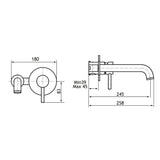 Aquarius Bathrooms Wall Mounted Bath Tap Aquarius Curve Wall Mounted Bath Filler Mixer Tap