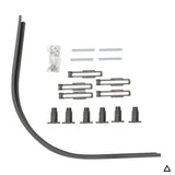 Aquarius Bathrooms Riser Kit Offset Quadrant Aquarius Urbano Riser Leg Kit for 45mm Grey Slate Stone Resin Trays
