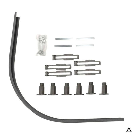 Aquarius Bathrooms Riser Kit Offset Quadrant Aquarius Urbano Riser Leg Kit for 45mm Grey Slate Stone Resin Trays