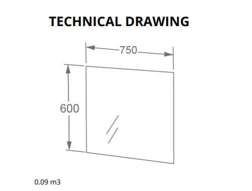 Aquarius Bathrooms Steam Free Mirrors Aquarius KF-Series Illuminated Mirror with Demista
