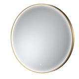 Aquarius Bathrooms Illuminated Mirror Aquarius Lumine Inset Framed LED Touch Sensor Round Mirror