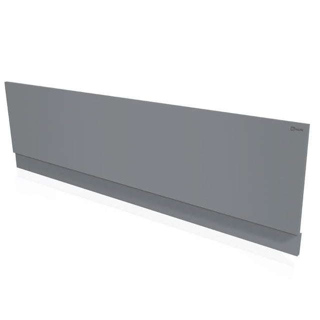 Aquarius Bathrooms Bath Panel 1700 x 550mm Aquarius Halite Waterproof Front Bath Panel in Matt Grey