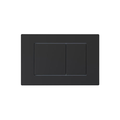 Aquarius Flush Plate Matt Black Aquarius Raleigh Square Button Flush Button