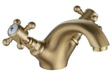 Aquarius Bathrooms Mono Basin Tap Brushed Brass Aquarius Chic Basin Mixer Tap with Pop-Up Waste