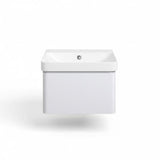 Aquarius Bathrooms Wall Mounted Vanity Unit Aquarius Sophie Wall Hung One Drawer Vanity Unit with 1 Tap Hole Basin
