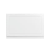 Aquarius Bathrooms Bath Panel 800mm Aquarius Halite Waterproof Traditional Shaker End Bath Panel in White Gloss