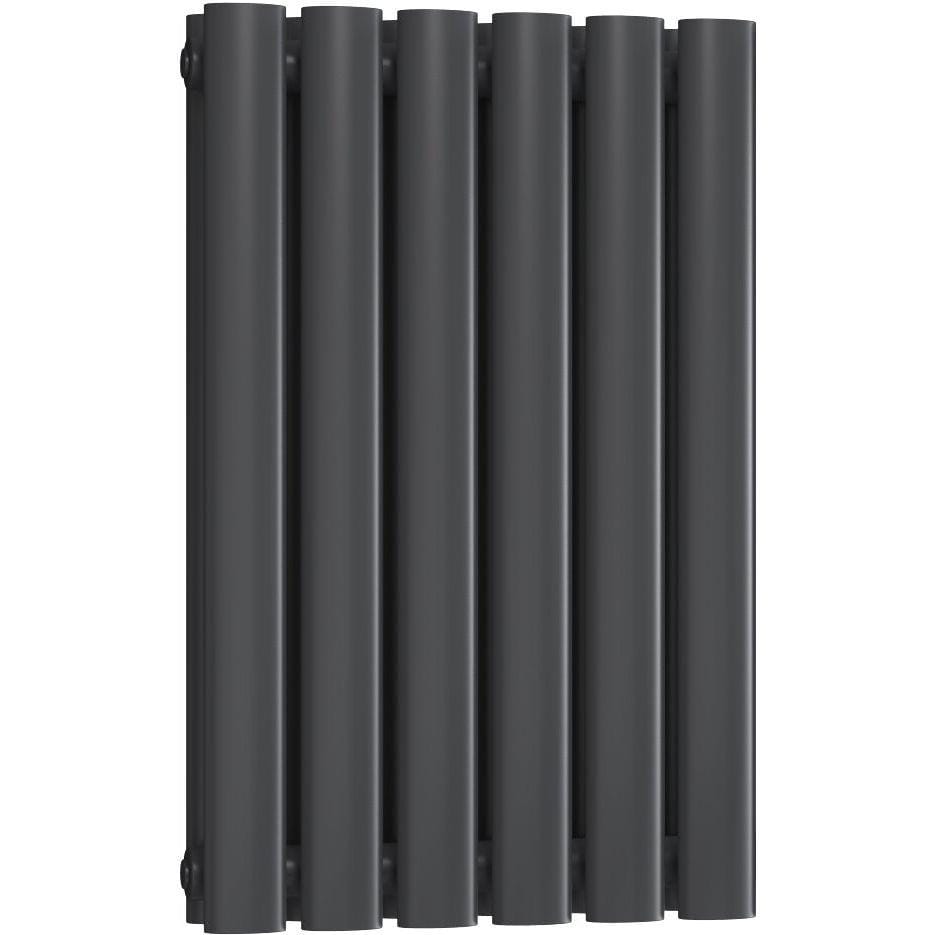 Aquarius Bathrooms Column Radiator 600 x360mm / Anthracite Aquarius Athens Horizontal Double Column Radiator