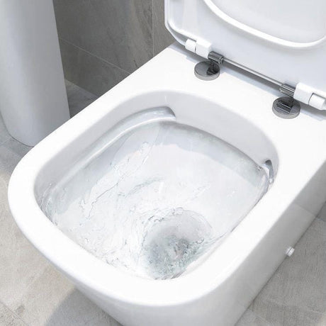 Aquarius Bathrooms Wall Hung Toilet Aquarius Laura Rimless Wall Hung Toilet with Soft Close Seat