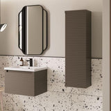 Aquarius Bathrooms Storage Unit Matt Taupe Aquarius Contour 350mm Wall Mounted Storage Unit