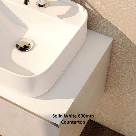 Aquarius JF-Series 600mm Single Drawer Vanity Unit with Countertop