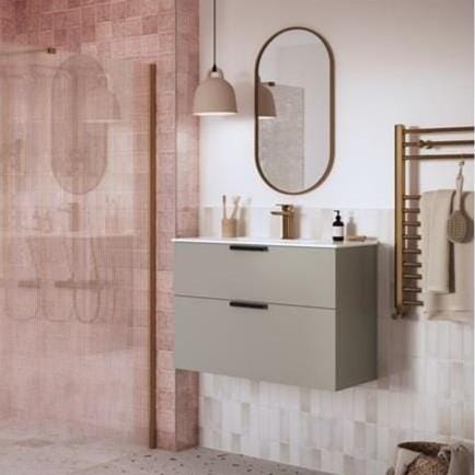 Aquarius Bathrooms Ladder Rail 1200 x 500mm Aquarius Zanelli Towel Radiator in Brushed Bronze