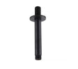 Aquarius Bathrooms Shower Arm Aquarius RainLux 120MM Round Ceiling Shower Arm Matt Black AQRL03MB