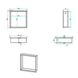 Aquarius Bathrooms Shelf Aquarius Shower Niche