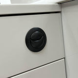 Aquarius Bathrooms Flush Button Aquarius Scott Round Dual Flush Button - Matt Black - AQSCO0206