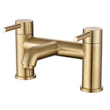 Aquarius Bathrooms Bath Mixer Brushed Brass Aquarius Zanelli Bath Filler Tap