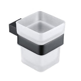 Aquarius Bathrooms Tumbler Holder Matt Black Aquarius FT Tumbler and Holder
