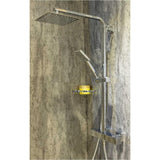 Aquarius RainLux Easy-Fit Round Bar Shower Valve and Kit Chrome AQRL31BARCH