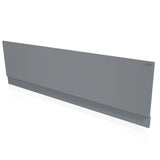 Aquarius Bathrooms Bath Panel 1500 x 550mm Aquarius Halite Waterproof Front Bath Panel in Matt Grey