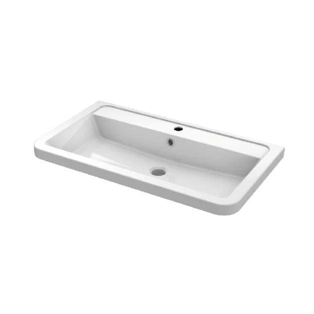 Aquarius Bathrooms Floor Standing Vanity Unit Aquarius Seren 800mm Floor Standing Two Drawer Vanity Unit with Basin